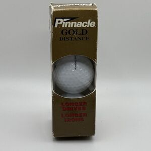 Enron‎ Logo Golf Balls (3) Pinnacle Gold Distance (New)